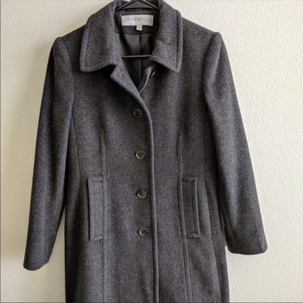 Anne Klein Wool Cashmere Winter Coat